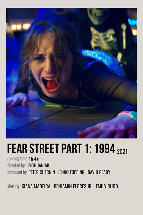 Fear Street Poster, Fear Street Part 1 1994, Aesthetic Art Wall, Posters Diy, Indie Movie Posters, Cinema Decor, Street Poster, Iconic Movie Posters, Movie Card