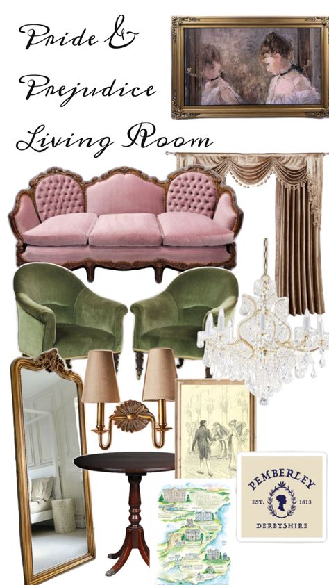 Themed Living Room, Pride And Prejudice, Room Themes, Living Room