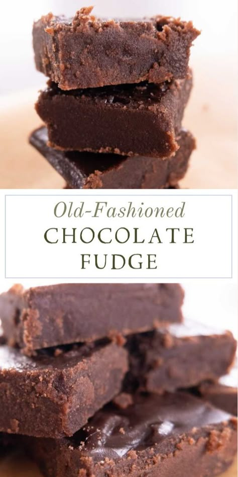 Grandma’s old-fashioned fudge recipe is a true classic that never goes out of style. This heavenly dessert is not only rich and creamy but also incredibly easy to make, using just five simple ingredients that you probably already have in your pantry. Chocolate Fudge Recipes Easy, Chocolate Fudge Recipe, Old Fashioned Fudge, Homemade Fudge Recipes, Fudge Recipes Chocolate, Fudge Recipes Easy, Christmas Baking Recipes, Simple Pantry, Homemade Fudge