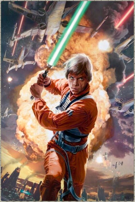 Luke Skywalker Star Wars Star Wars Illustration, Amazing Illustrations, Star Wars Character, Star Wars Luke, Star Wars Luke Skywalker, Star Wars Wallpaper, Star Wars Artwork, Star Wars Images, Star Wars Fan Art