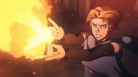 NA Castlevania Gif, Sypha Castlevania, Fire Witch, Magic Fire, Magical Clothes, Alucard Castlevania, Pearl Steven Universe, Pearl Steven, Elemental Powers