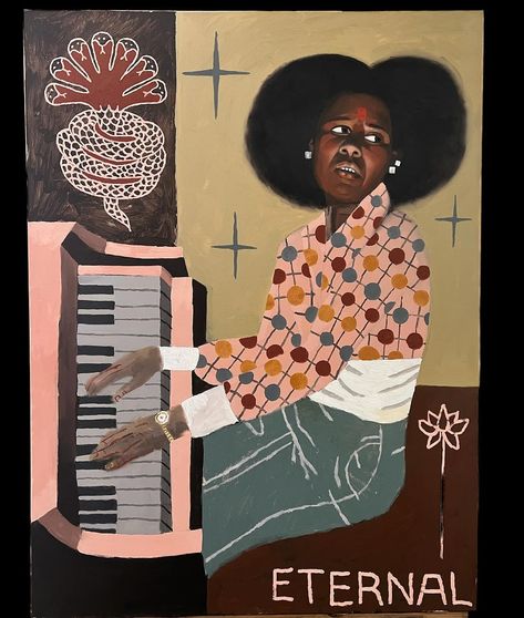 Alice Coltrane Oil on canvas 100x75cm First commission for 2024. Thank you Mateusz #newart #alicecoltrane #spiritualjazz #oilpainting… | Instagram John Coltrane Art, Alice Neel Portraits, Alice Coltrane, Alice Neel Self Portrait, John Coltrane Album Covers, Outsider Art, New Art, Oil On Canvas, Oil Painting