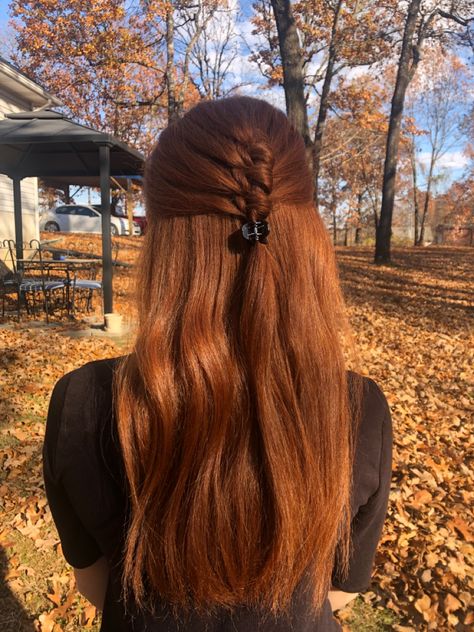 Autumn Hair Styles, Fall Hairstyles For Long Hair, Auburn Hairstyles, Autumn Hairstyles, Slytherin Style, Hairstyles For Fall, Thanksgiving Hairstyles, Narcissa Malfoy, Hairstyles Elegant