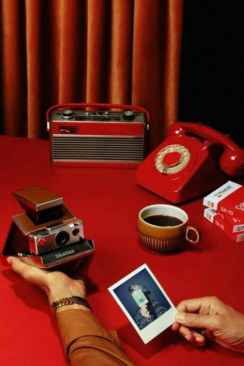 A Fever You Can’t Sweat Out Aesthetic Arte Jazz, Polaroid Camera, Cherry Bomb, Aesthetic Colors, Red Aesthetic, Retro Aesthetic, Photography Inspo, Life Photography, Still Life Photography