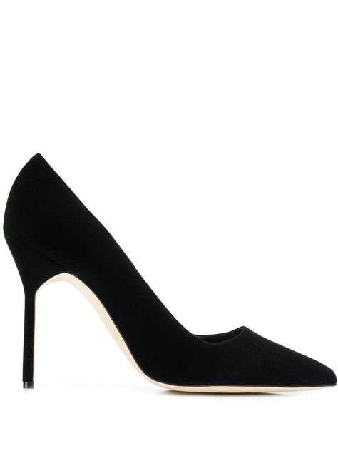 Black Manolo Blahnik BB 105 Court Pumps | Farfetch.com Manolo Blahnik Mules, Manolo Blahnik Pumps, Trendy Fall Fashion, Zara Fashion, Designer Heels, Black Pumps, Manolo Blahnik, Stiletto Heel, Womens Fashion Casual