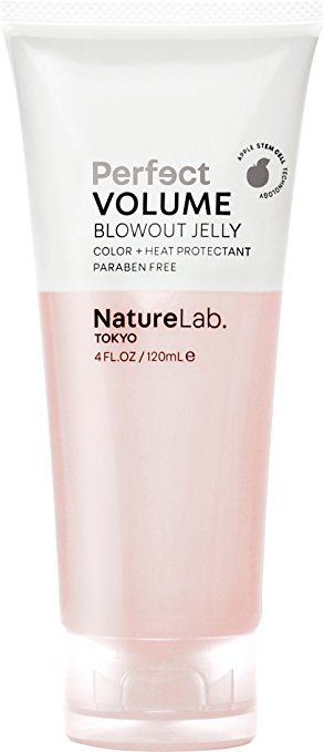 NatureLab. TOKYO Perfect Haircare Volume Blowout Jelly- 4 oz Volume Blowout, Prunus Yedoensis, Perfect Blowout, Apple Stem, Thicker Fuller Hair, Limp Hair, Budget Beauty, Heat Protectant, Volumizing Shampoo