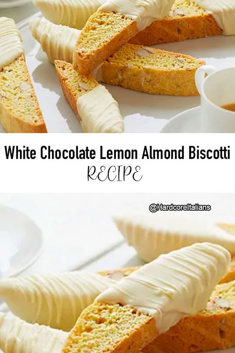 Giada Biscotti Recipes, Lemon Almond Biscotti Recipe, Lemon Biscotti Recipe, Best Biscotti Recipe, Lemon Biscotti, Almond Biscotti Recipe, Italian Things, Sweets To Make, Giada Recipes