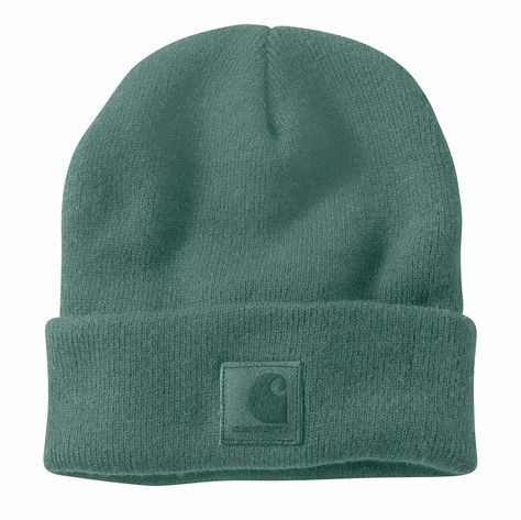 Bonnet Carhartt, Beanie Carhartt, Winter Uniform, Slate Green, Patch Beanie, Winter Fashion Ideas, Carhartt Beanie, Fashion Staples, Dream List