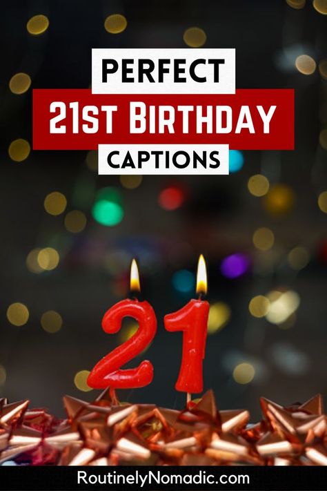 Birthday candles on cake with words Perfect 21st Birthday Captions 21st Birthday Post, Happy 21st Birthday Funny, Mcdonald's Birthday Party, Captions For Men, Birthday Captions Funny, Happy 21st Birthday Wishes, Birthday Captions For Myself, 21st Birthday Captions, Childhood Birthday