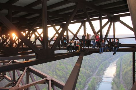 Almost Heaven West Virginia, New River Gorge Bridge, Bridges Architecture, New River Gorge National Park, New River Gorge, Fall Vacations, Virginia Travel, Whitewater Rafting, Life Book