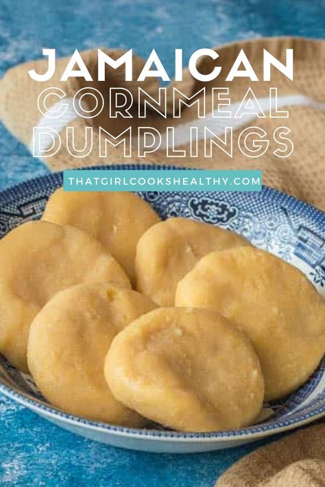 Cornmeal Dumplings For Soup, Trinidad Dumplings Recipe, Cornmeal Recipes Gluten Free, Indian Dumplings Recipe, Jamaican Dumplings Recipe, Jamaican Soup Recipes, Cornmeal Dumplings Recipe, Jamaican Dumplings, Jamaican Breakfast