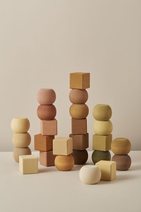 Cubes in Cube Natural - Raduga Grez Calm Mood, Snow Covered Christmas Trees, Eco Friendly Paint, Wooden Cubes, Stacking Toys, Wood Patterns, Juggling, Wooden Stand, Wooden Blocks