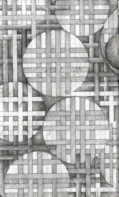 magnify weave | Flickr - Photo Sharing! Weaving Drawing, Negative Space Drawing, Circle Stencil, Circle Doodles, Art Classroom Management, Circular Designs, Zentangle Inspiration, Pencil Inspiration, Space Drawing