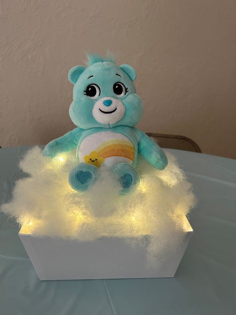 Baby Shower Oso, Care Bears Birthday Party, Gender Reveal Baby Shower Themes, Care Bear Party, Care Bear Birthday, Bear Baby Shower Theme, Simple Birthday Decorations, 1st Birthday Party Themes, Baby #5