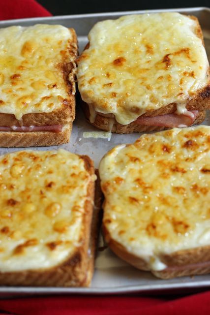 Toasted Sandwiches, Ham Recipes, French Cooking, Cheap Eats, Cheese Sandwiches, French Food, Wrap Sandwiches, Sandwich Recipes, High Tea