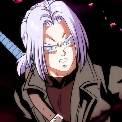 Trunks Long Hair Dbz, Future Trunks Icon, Trunks Dbz Icon, Trunks Pfp, Future Trunks Dbz, Xeno Trunks, Dbz Trunks, Trunks Dbz, Goten Y Trunks