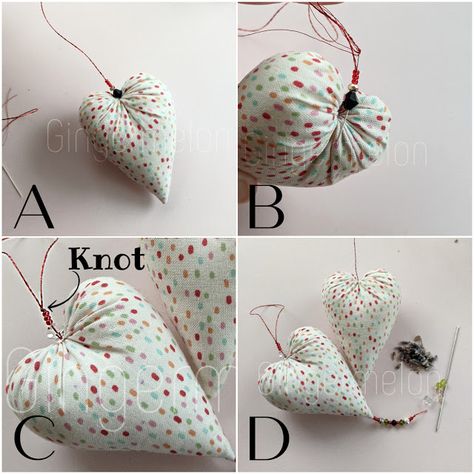 Free Pattern - Puffy Heart Tutorial Heart Diy Crafts, Kids Sewing Projects, Heart Sachet, Heart Tutorial, Crafty Things To Make, Heart Pillows, Heart Diy, Valentines Patterns, Fabric Brooch