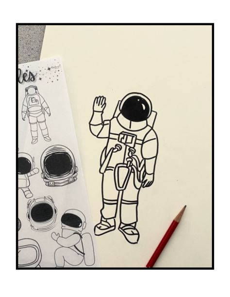 How To Make a Trippy Astronaut - the cozy art teacher blog Lisa Frank Notebook, Trippy Astronaut, Astronaut Drawing, Trapper Keeper, Cozy Art, Trippy Artwork, Trippy Painting, White Gel Pen, Teacher Blogs