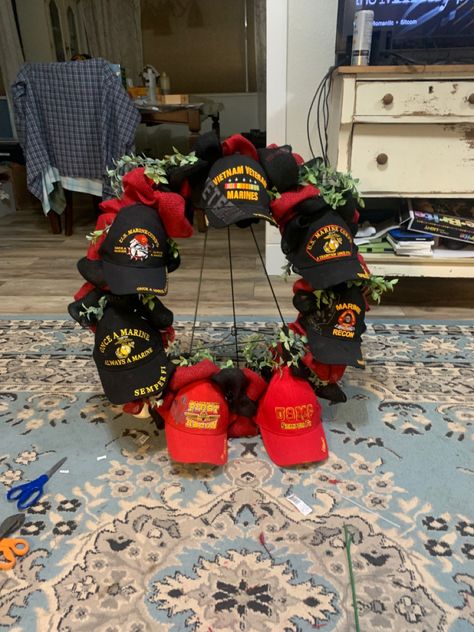 Papa Memorial, Marine Core, Once A Marine, Wire Ideas, Life Planning, In Memory Of Dad, Crafty Gifts, Vietnam Veterans, Memorial Service