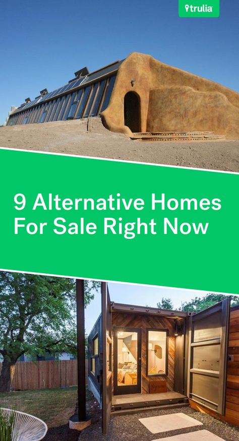 #youdescribeitwewillfindit 9 Alternative Homes For Sale Right Now Unconventional Homes, Alternative Homes, Strange Houses Unusual Homes, Unique Homes, Crazy Houses, Unusual Home, Unusual Homes, Unique Houses, Forest House