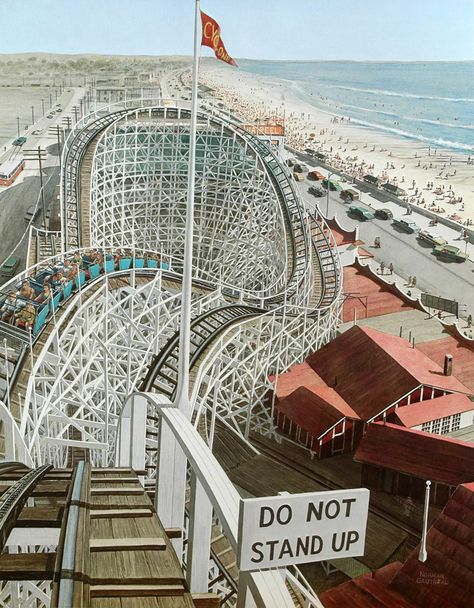 Revere Beach Wonderland Park, Revere Beach, Boston Neighborhoods, Wooden Roller Coaster, New England Usa, Boston History, Amusement Park Rides, Best Cities, Amusement Park