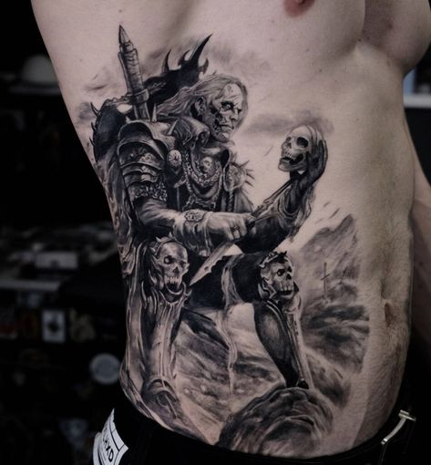 Tattoo Ribs, Rib Tattoos For Guys, Zeus Tattoo, Sagittarius Tattoo, Black Art Tattoo, Reaper Tattoo, Chest Piece Tattoos, Best Tattoos, Side Tattoos