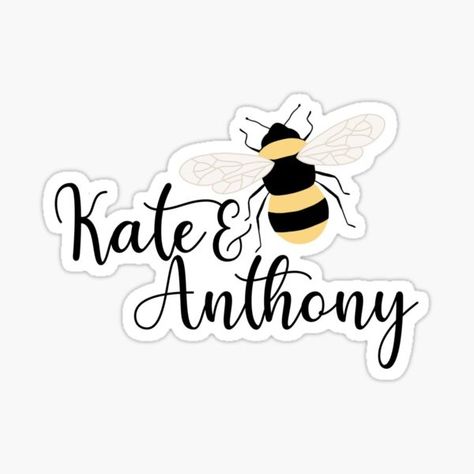 Bridgerton Stickers, Kate And Anthony, Redbubble Stickers, Inspirational Printables, Bee Sticker, Inspirational Stickers, Decorate Notebook, Bee Design, Beautiful Stickers