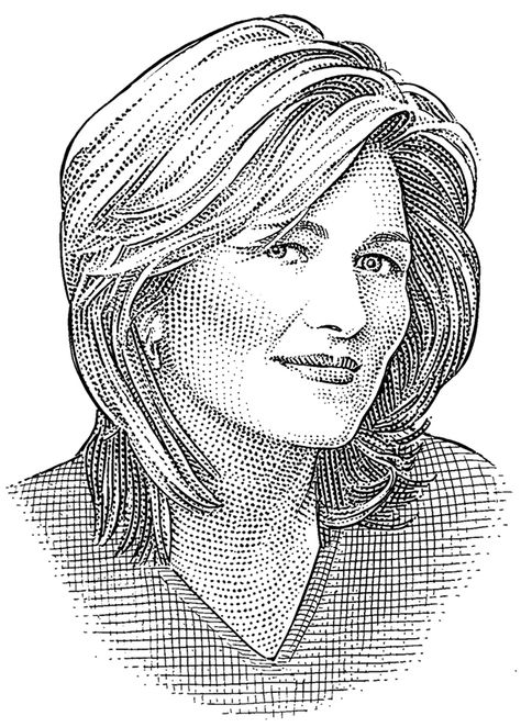 Cynthia McFadden by Noli Novak Cynthia Mcfadden Hair, Newspaper Fashion, Spring Haircuts, Haircut And Color, Stippling, Portrait Illustration, Hair Cuts, My Style, Hair Styles