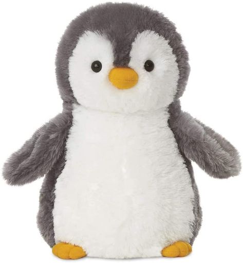 AURORA 19273 Soft Toy, Grey, White, Orange: Amazon.co.uk: Toys & Games Bear Pokemon, Super Mario Plush, Pink Stuffed Animals, Plush Penguin, Owl Plush, Unicorn Plush, Cute Stuffed Animals, Soft Toy, Baby Nursery