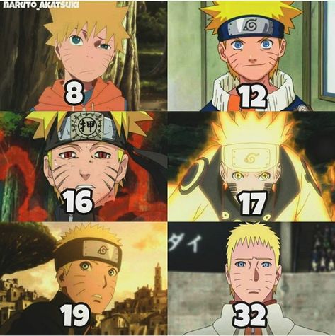 Honsetly, the age difference in the Naruto series is like the only anime that actually makes since. Most animes will be like '12: looks like a 5 year old' - '14: looks like an 18 year old' Naruto Uzumaki Cute, Naruto Und Hinata, Naruto Meme, Naruto Y Hinata, Naruto Hinata, Kurama Naruto, Futurisme Retro, Manga Naruto, Sasuke Sakura