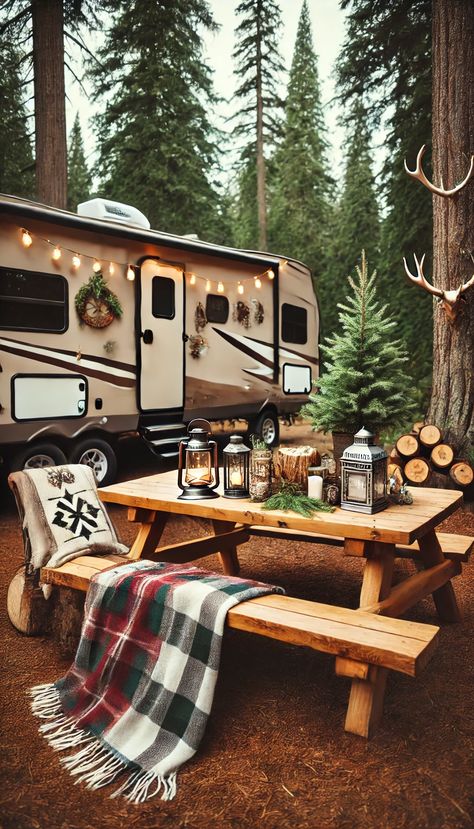 Must-See 17+ RV Campsite Decorating Ideas for Stylish Campers 🎨✨ Rv Campsite Decorating Ideas, Campsite Decorating Ideas, Vintage Camping Photos, Fall Coziness, Cute Trailer, Sagittarius New Moon, Rv Pictures, Campsite Decorating, Campsite Setup