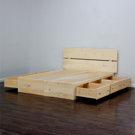 Platform Bed Designs, Captains Bed, Diy Platform Bed, Storage Platform Bed, Storage Platform, Gothic Furniture, Small Woodworking Projects, Room Apartment, Ad Hoc