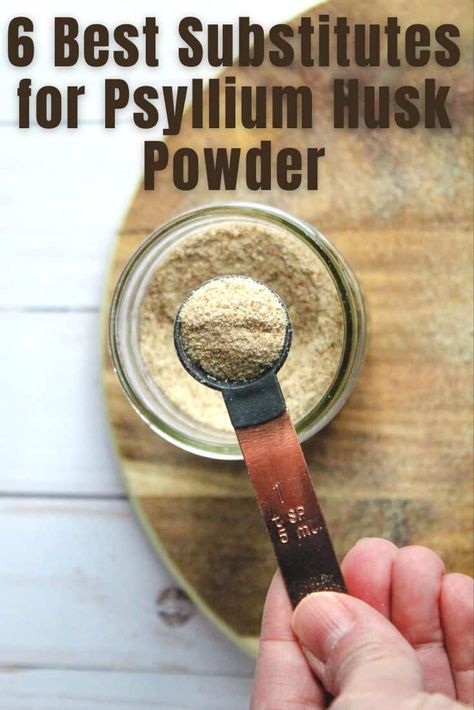 Psyllium Husk Substitute, Physillium Husk Recipes, Psyllium Husk Powder Recipes, Psyllium Husk Recipe, Flaxseed Bread, Seeded Bread Recipes, Gluten Free Sourdough Bread, Cooking Conversions, Psyllium Husk Powder