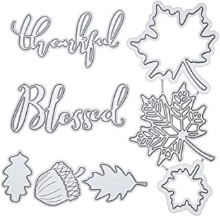 Amazon.com: word die cuts Leaf Stencil, Owl Fabric, Embossing Stencils, Card Making Supplies, Shape Crafts, Paper Art Craft, Seasonal Gifts, Amazon Art, Fall Leaves