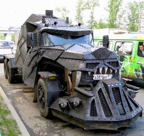 25 Vehicles Ready For the Apocalpyse - Page 12 of 25 - Mentertained Zombie Vehicle, Armored Vehicle, Weird Cars, Sweet Cars, Cars Movie, Koenigsegg, Mad Max, Diesel Trucks, Armored Vehicles