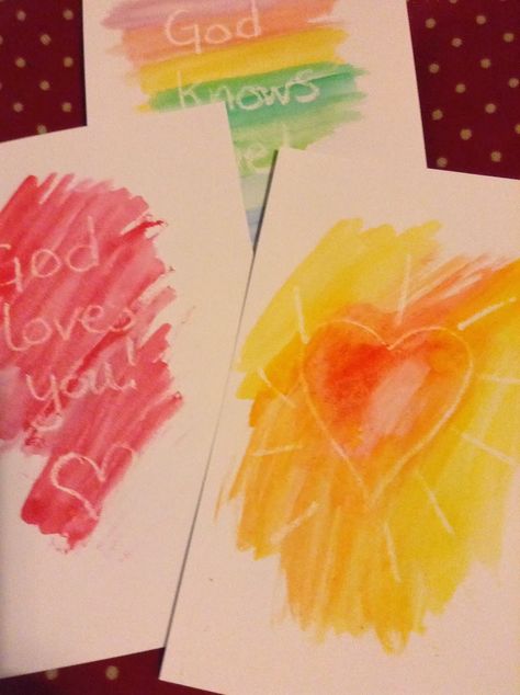 Flame: Creative Children's Ministry: God knows us wax resist painting Kindness Club, Resist Painting, Class Crafts, King Craft, Prayer Ideas, Badge Ideas, Bible Teaching, Bible Story Crafts, Sunday School Crafts For Kids