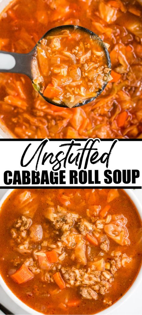 Soup Stovetop, Cabbage Soup Crockpot, Unstuffed Cabbage Soup, 7 Day Cabbage Soup Diet, Unstuffed Cabbage Roll Soup, Easy Cabbage Rolls, Easy Cabbage Soup, Unstuffed Cabbage Rolls, Stuffed Cabbage Rolls