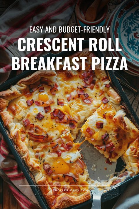 Enjoy this crescent roll breakfast pizza for a fun and easy morning meal. Budget-friendly and perfect for breakfast. Click to get the full recipe and start your day with a smile! Crescent Roll Breakfast Pizza, Cresent Roll Breakfast Casserole, Cresent Roll Breakfast, Breakfast Pizza Crescent Roll, Crescent Roll Breakfast, Easy Crescent Rolls, Crescent Breakfast, Crescent Roll Breakfast Recipes, Crescent Roll Pizza