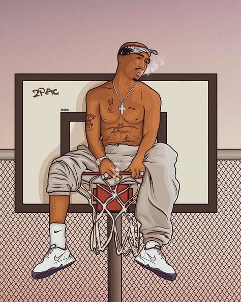 Tupac 2pac art basketball nike thug life 90s old school 2pac Art, Thug Life Wallpaper, Tupac Art, Tupac Wallpaper, Tupac Pictures, Girl Face Tattoo, Basketball Nike, Hip Hop Artwork, Rapper Art