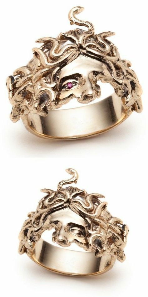 Beautiful Medusa, Sofia Zakia, 15 Rings, Dope Jewelry, Funky Jewelry, Fantasy Jewelry, Jewelry Inspo, The Library, Pretty Jewellery