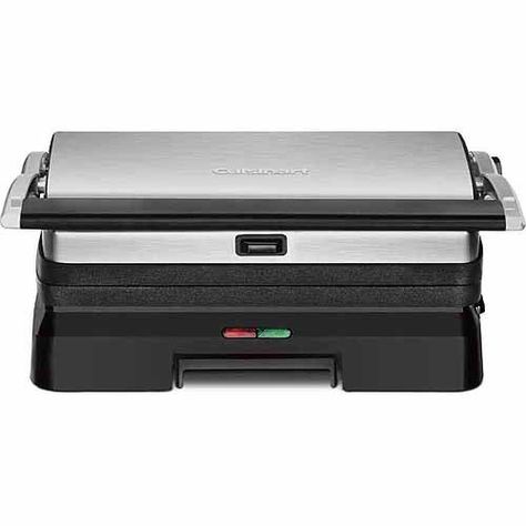 Cuisinart Griddler Grill and Panini Press - Walmart.com Panini Maker, Home Improvement Hacks, Breakfast Sandwich Maker, Cast Iron Grill Pan, Panini Press, Iron Grill, Electric Griddle, Best Meals, Easy Grilling