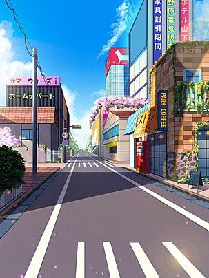 Anime Scenes To Paint, Drawn Backgrounds Illustrations, Japanese Street Painting, Anime Scene Painting, Street Illustration Background, Japanese Street Drawing, Japan Street Drawing, Anime Street Background, Anime Scenes To Draw