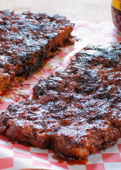 Wheat Gluten Recipes, Barbecue Ribs Recipe, Vegan Ribs, Gluten Recipes, Seitan Recipes, Vegan Barbecue, Jackfruit Recipes, Barbecue Ribs, Vegan Bbq