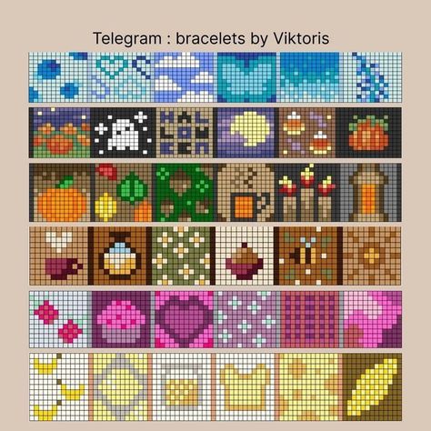 Tapestry Crochet Easy, Safety Pin Jewelry Patterns, Pixel Art Animals, Enjoying The Little Things, Safety Pin Jewelry, Graph Crochet, Bead Loom Designs, Easy Pixel Art, Pixel Art Templates