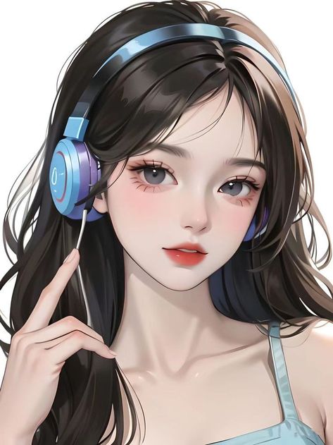 Mozaik Art, Digital Art Programs, Characters From Movies, Seni Korea, Fan Art Anime, Walpapers Cute, Anime Korea, Anime Smile, Anime Black Hair