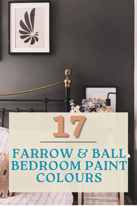 Your bedroom should feel restful, cosy but also calming. With so many colours to choose from, we’ve taken out some of the decision fatigue for you and put together a stunning roundup of some of the best bedroom spaces featuring Farrow and Ball paints. Dove Tale Farrow And Ball Bedroom, Farrow And Ball Mouses Back Bedroom, Farrow And Ball Vert De Terre Bedroom, Farrow And Ball Downpipe Bedroom, Bedroom Ideas Farrow And Ball, Dramatic Bedroom Colors, Relaxing Bedroom Colours, Brinjal Farrow And Ball Bedroom, Farrow And Ball Eddy Bedroom