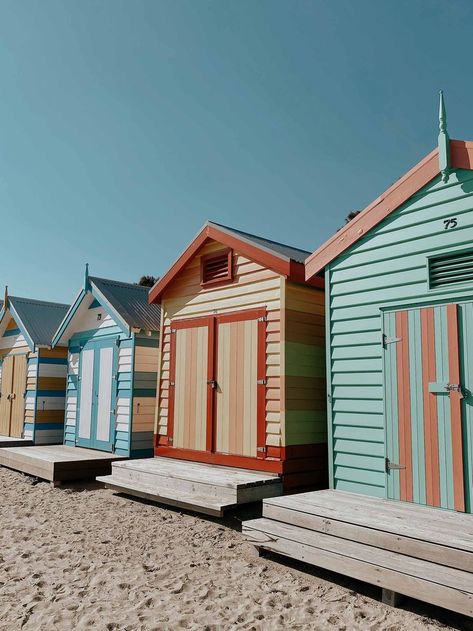 Bikinis and beach huts, sunhats and wind cheaters, wicker picnic hampers and deckchairs in the dunes… British seaside style has an eccentric, homegrown charm; its contrary, all-weather chic the stuff of countless childhood summers. Utterly carefree and unmistakably English, this is what happy holidays look like. Image: Polly Alexandra via Unsplash Retro Pool Parties, British Beaches, British Seaside, Surf Shack, Brighton Beach, Beach Huts, Beach Shack, Seaside Beach, Beach Gardens