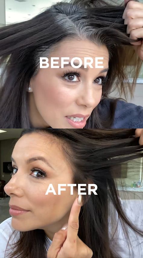 Eva Longoria Box Dyes Her Hair in New L'Oréal Paris Commercial: 'It's Easy' Eva Longoria Hair, Boxed Hair Color, Silver Ombre Hair, Hair Color Guide, Grey Hair Dye, Fall Hair Color Trends, At Home Hair Color, Hair Color Chart, Hair Color Cream