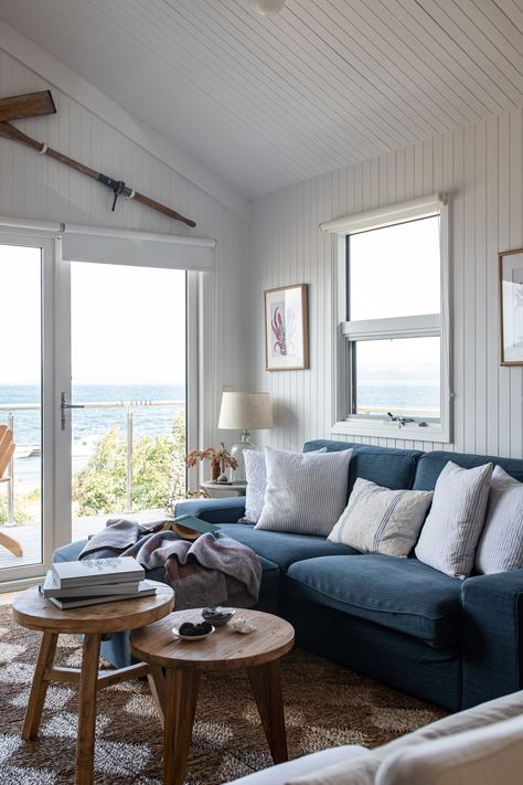 Boathouse Interior, Home Oasis, Bruny Island, Warm Interior, Boat House, Beach Shack, Beach House Style, Chic Interior, Coastal Home