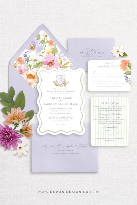 Wild flower wedding theme